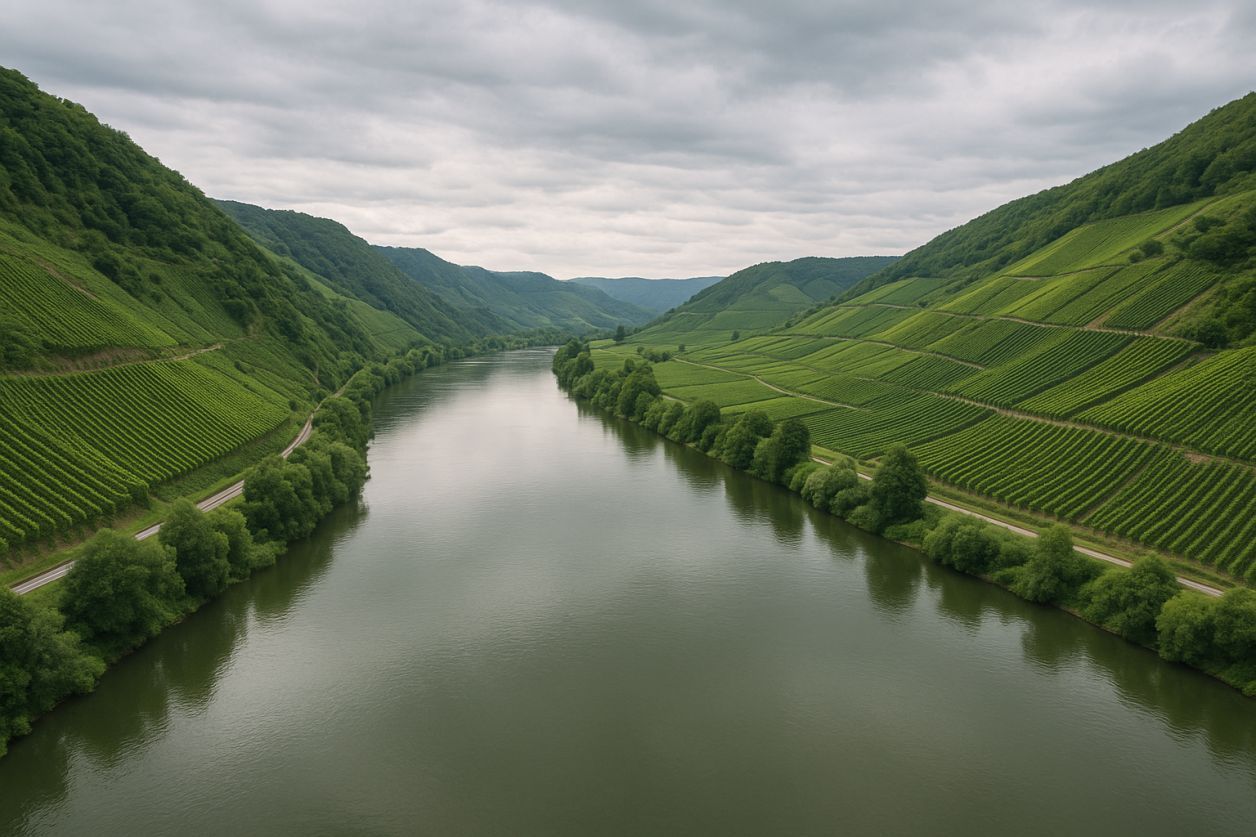 Où finit la Moselle ? Découvrez son voyage